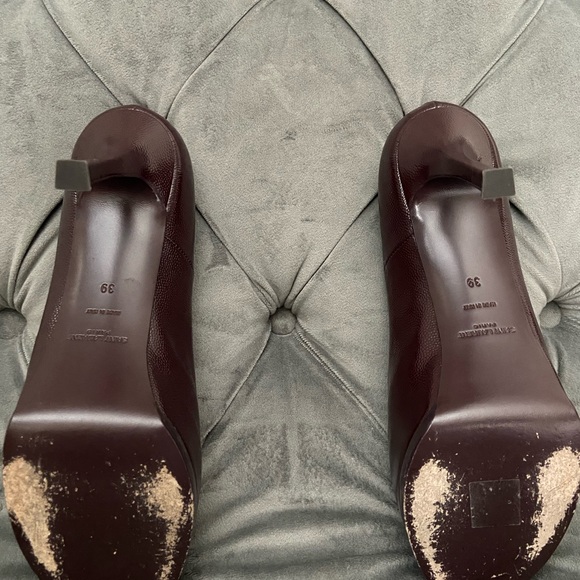 Stunning YSL Plum Platform Heels - Picture 7 of 8